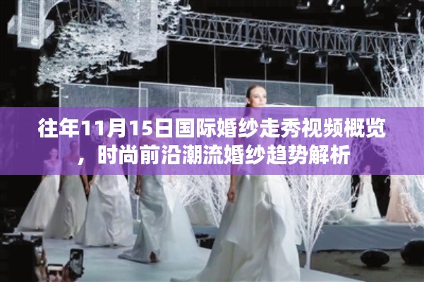 往年11月15日国际婚纱走秀视频概览,时尚前沿潮流婚纱趋势解析