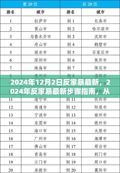 共建和谐家园,2024年反家暴最新步骤指南与行动启示