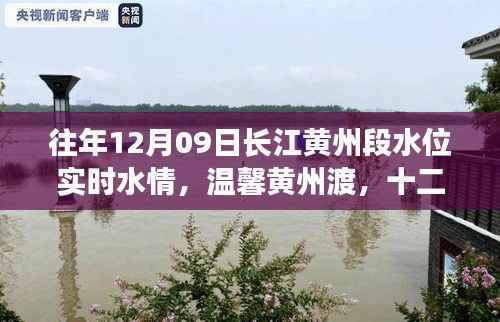 长江黄州段水位实时水情,江水里的友情与家的温暖温馨黄州渡,十二月九日水位报告