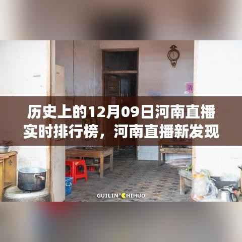 河南直播新发现,历史与美食的碰撞——直播实时排行榜中的小巷特色小店探索
