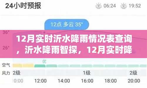 沂水降雨实时追踪，科技新视界下的降雨智探与查询服务