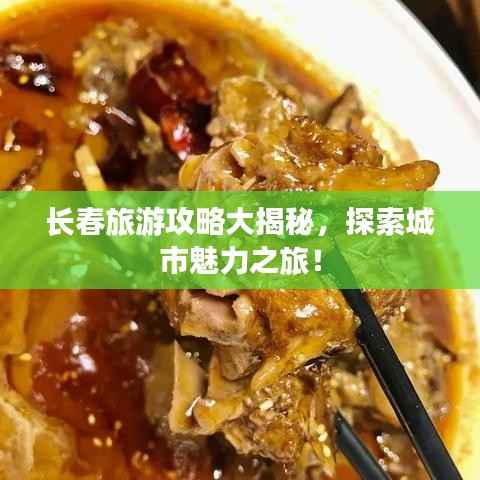 长春旅游攻略大揭秘,探索城市魅力之旅!