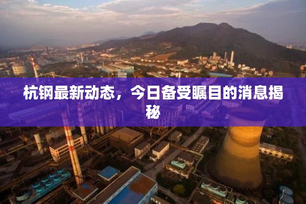 杭钢最新动态,今日备受瞩目的消息揭秘