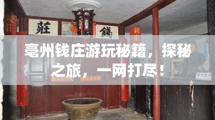 亳州钱庄游玩秘籍,探秘之旅,一网打尽!