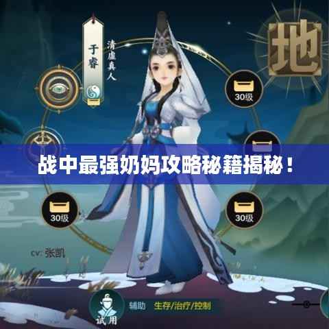 战中最强奶妈攻略秘籍揭秘!
