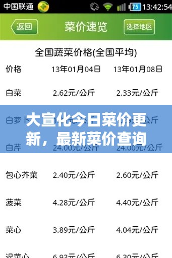 大宣化今日菜价更新,最新菜价查询报告出炉!